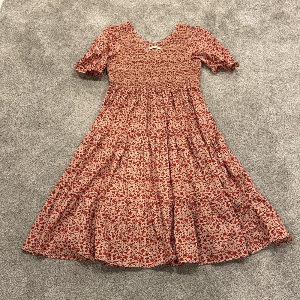 NWOT Christy Dawn The Brooklyn Dress in Mandarin Ditsy Field Size 2X - Picture 6 of 12